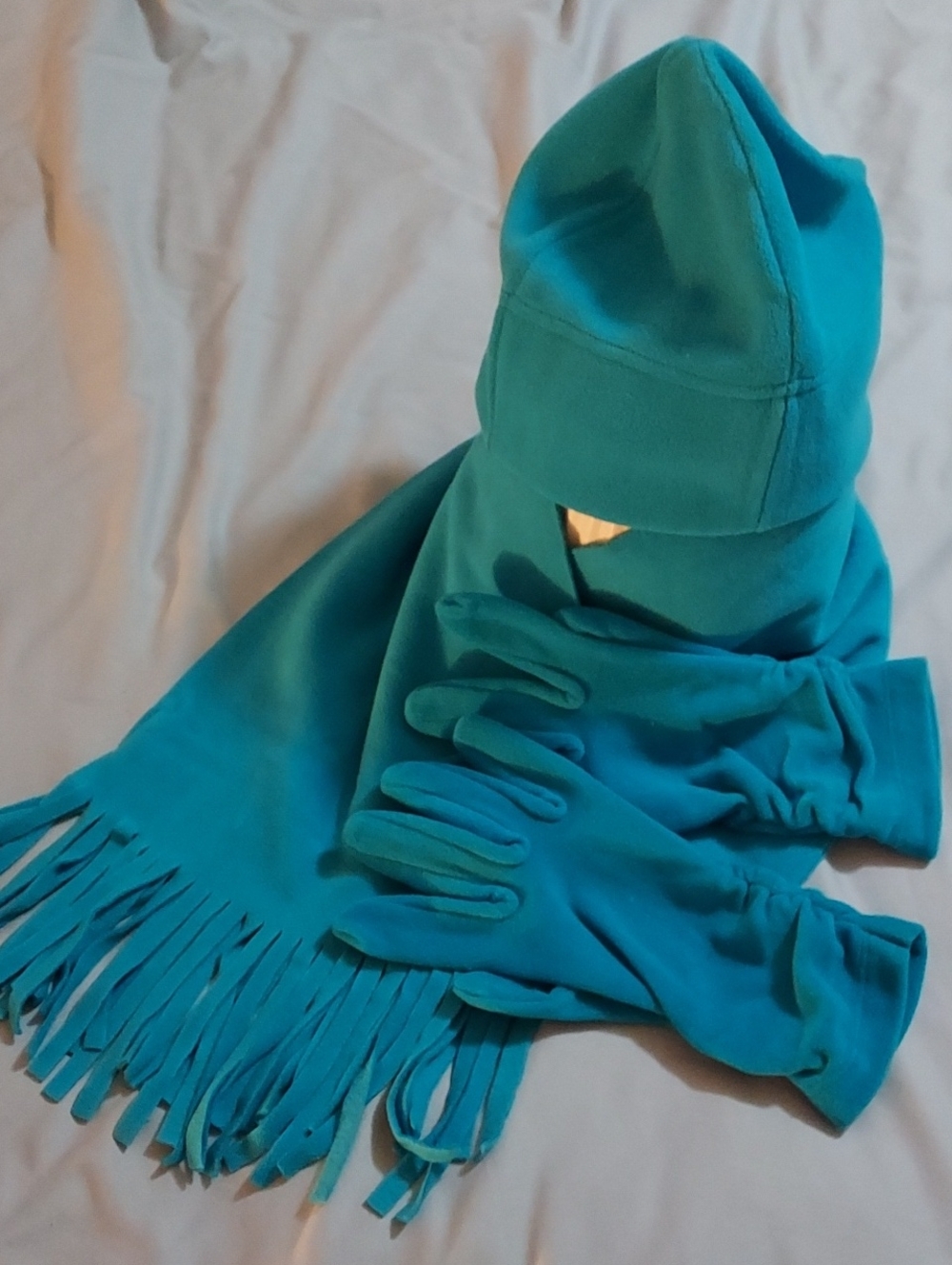 Blue Women’s Hat, Scarf & Glove Set - Stylish Winter Accessories